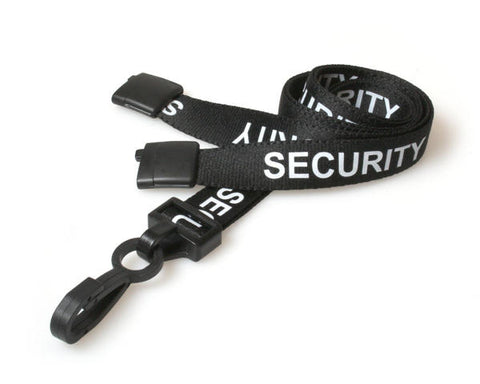 15mm Security Lanyard with Plastic Slide Clip