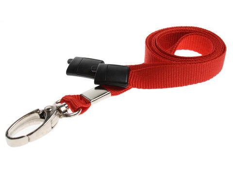 Plain 10mm Lanyard with Metal Lobster Hook