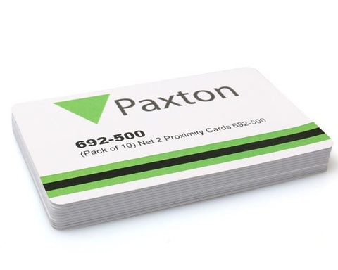 CARD PLN WHI PVC 760 PAX 692-500 BK SLV